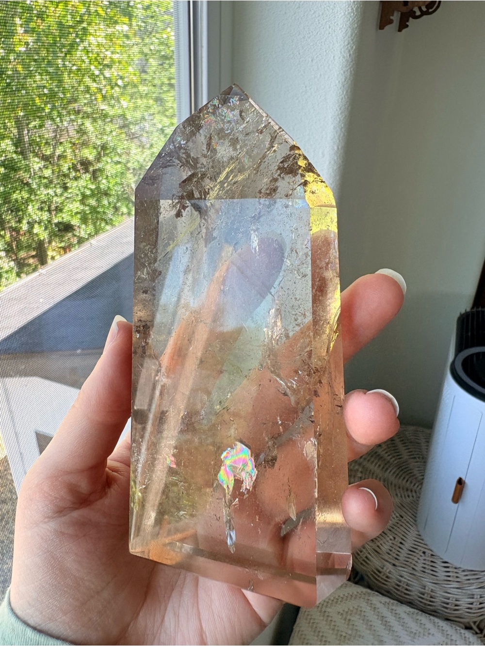 High Quality Smokey Quartz Tower